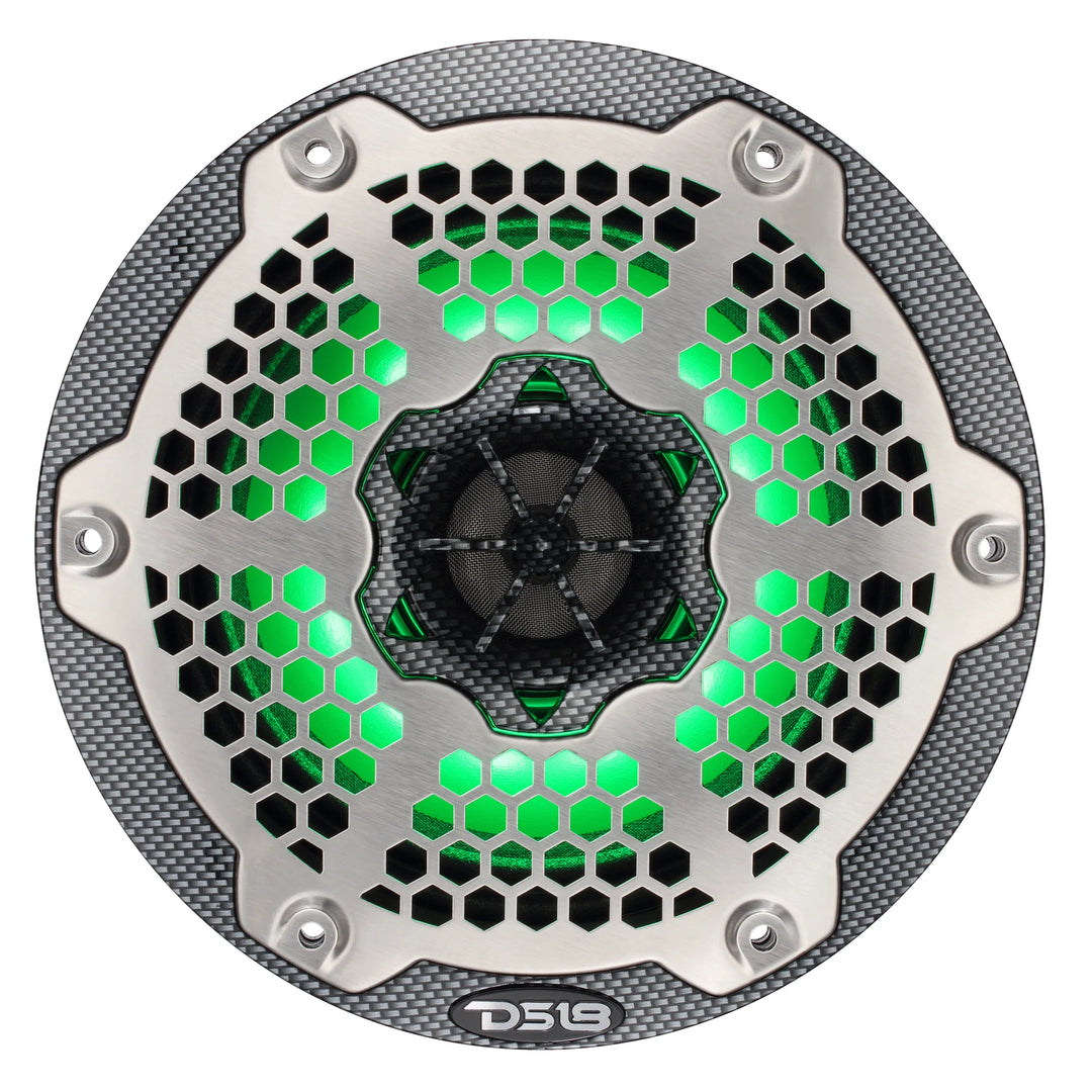 DS18 CF-6MD 6.5" Neodymium 2-Way Marine Speakers - 250W Rms 4-ohm