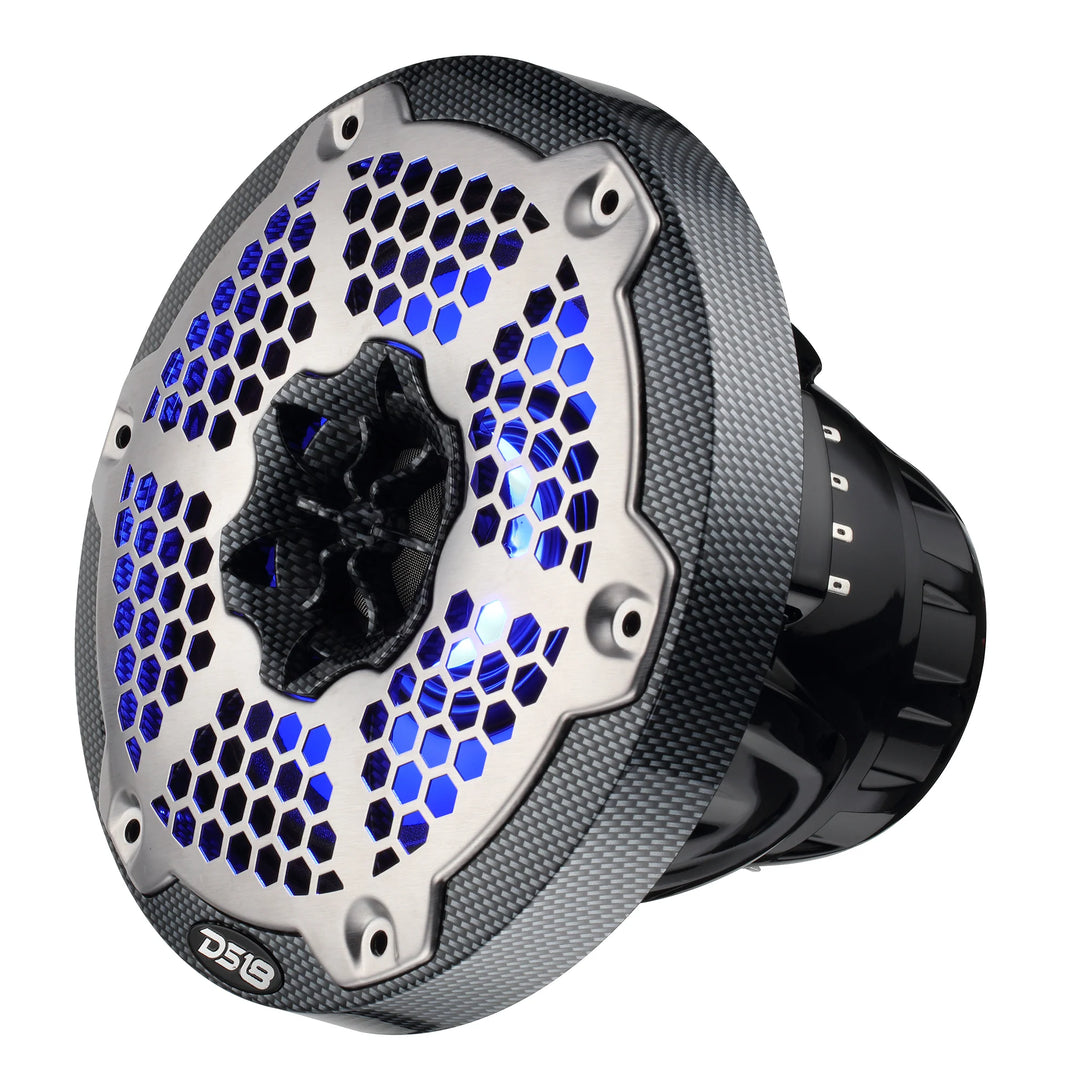 DS18 CF-6MD 6.5" Neodymium 2-Way Marine Speakers - 250W Rms 4-ohm
