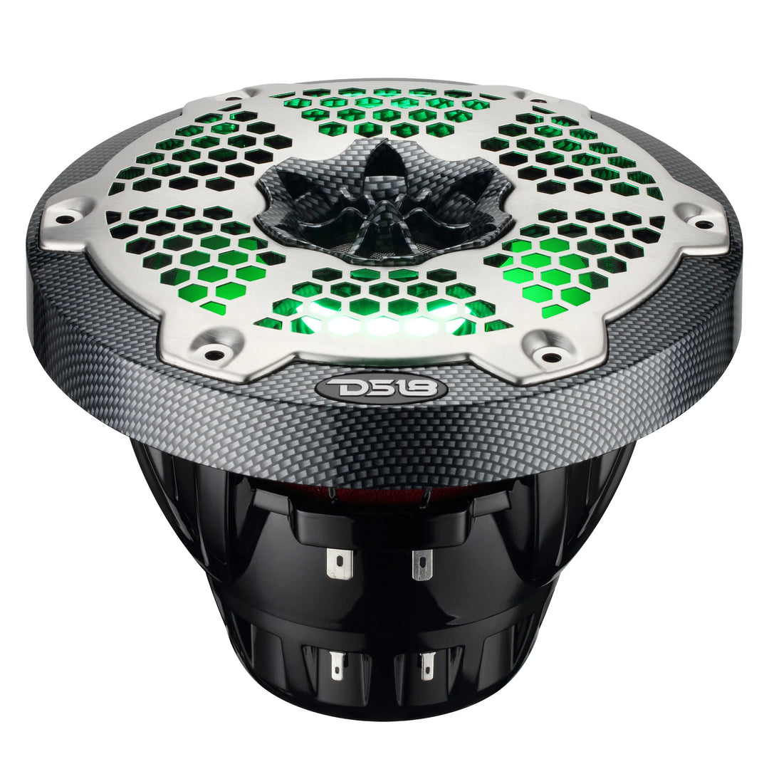 DS18 CF-6MD 6.5" Neodymium 2-Way Marine Speakers - 250W Rms 4-ohm