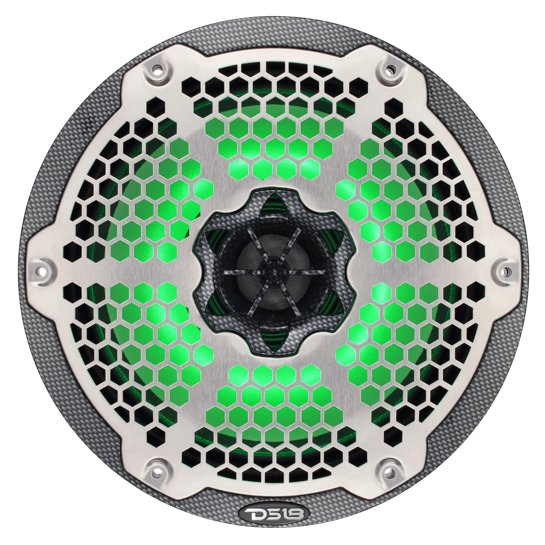 DS18 CF-8MD 8" Neodymium 2-Way Marine Speakers - 350W Rms 4-ohm