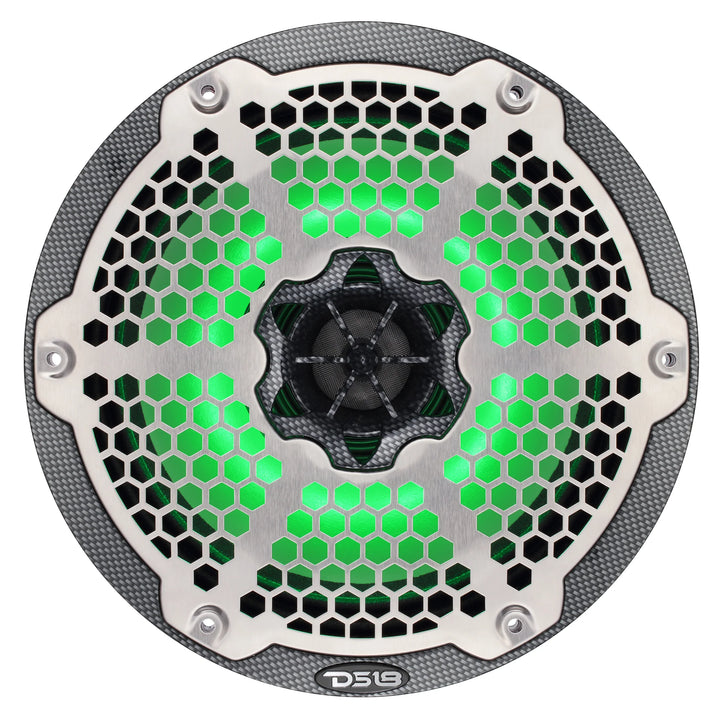DS18 CF-8MD 8" Neodymium 2-Way Marine Speakers - 350W Rms 4-ohm