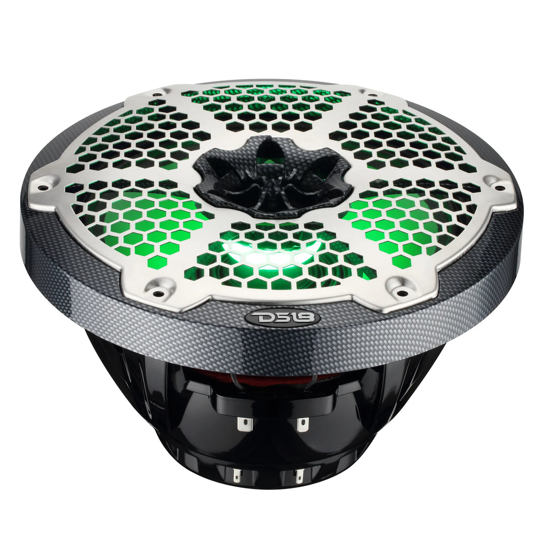 DS18 CF-8MD 8" Neodymium 2-Way Marine Speakers - 350W Rms 4-ohm
