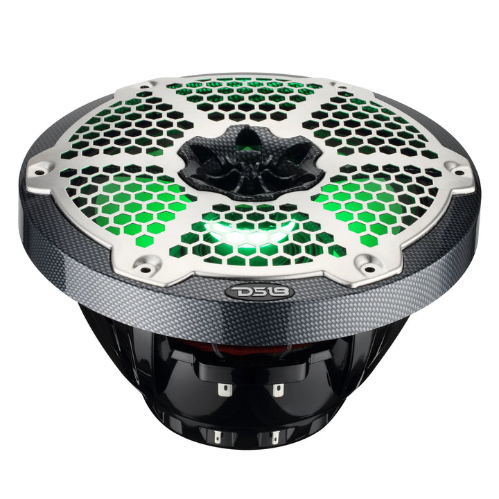 DS18 CF-8MD 8" Neodymium 2-Way Marine Speakers - 350W Rms 4-ohm