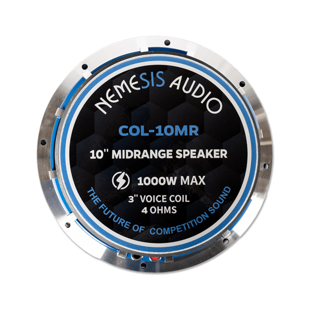 Nemesis Audio COL-10MR 10" Mid-Range Loudspeaker - 500 Watts Rms 4-ohm