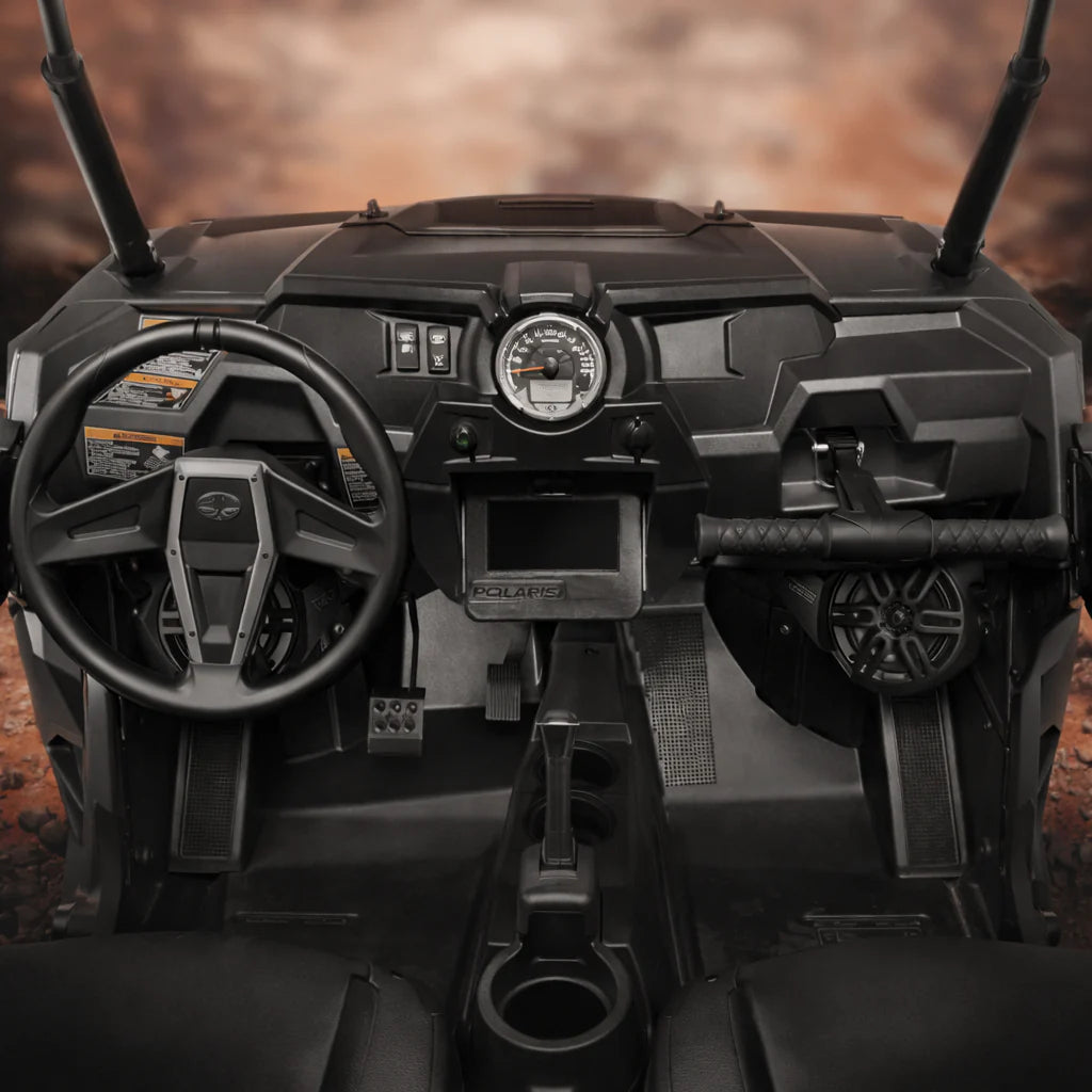 DS18 Front Kick Panel Enclosures for 6.5" Speakers - Fits 2014-2022 Polaris RZR