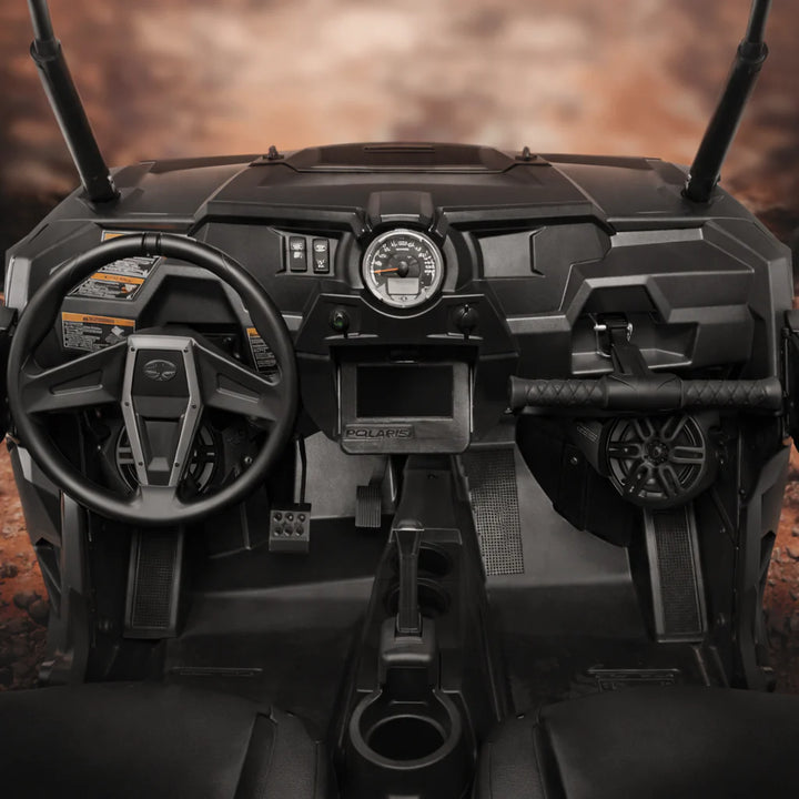 DS18 Front Kick Panel Enclosures for 6.5" Speakers - Fits 2014-2022 Polaris RZR