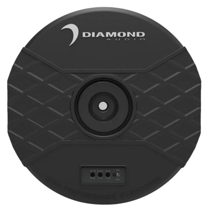 Diamond Audio DAST12 Amplified 11" Spare Tire Active Enclosure with Subwoofer - 150 Watts Rms 2-ohm