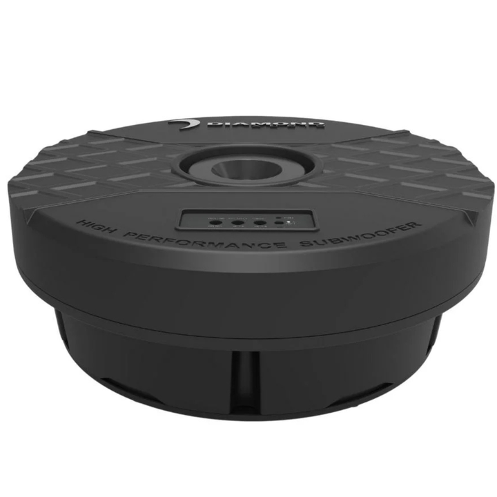 Diamond Audio DAST12 Amplified 11" Spare Tire Active Enclosure with Subwoofer - 150 Watts Rms 2-ohm