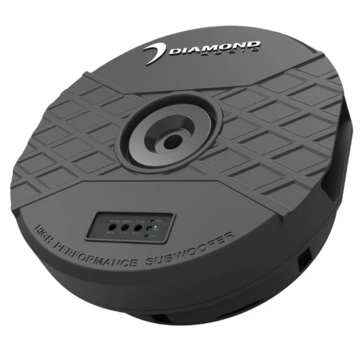 Diamond Audio DAST12 Amplified 11" Spare Tire Active Enclosure with Subwoofer - 150 Watts Rms 2-ohm