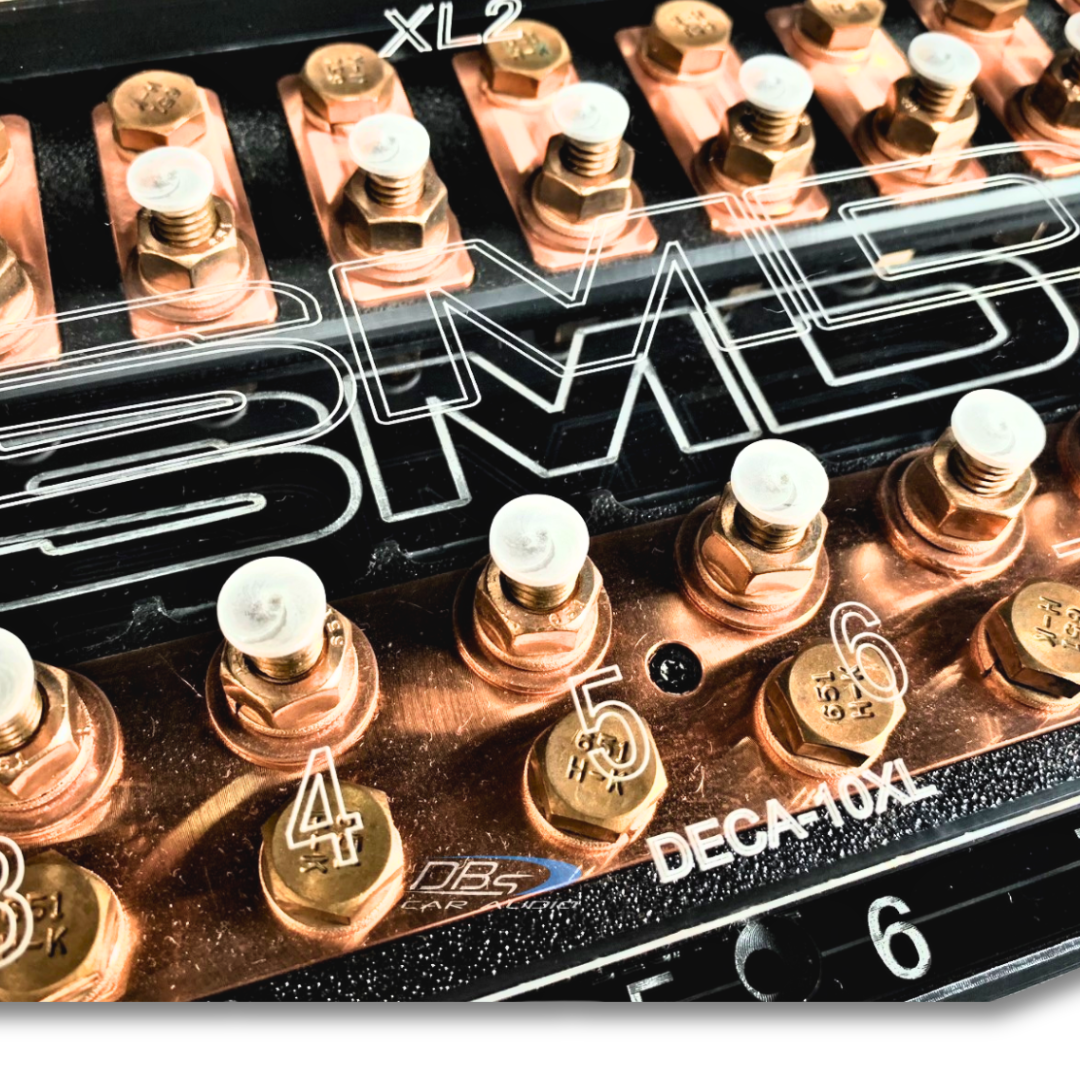 SMD Deca XL2 10 Spot ANL Fuse Block - Copper Hardware