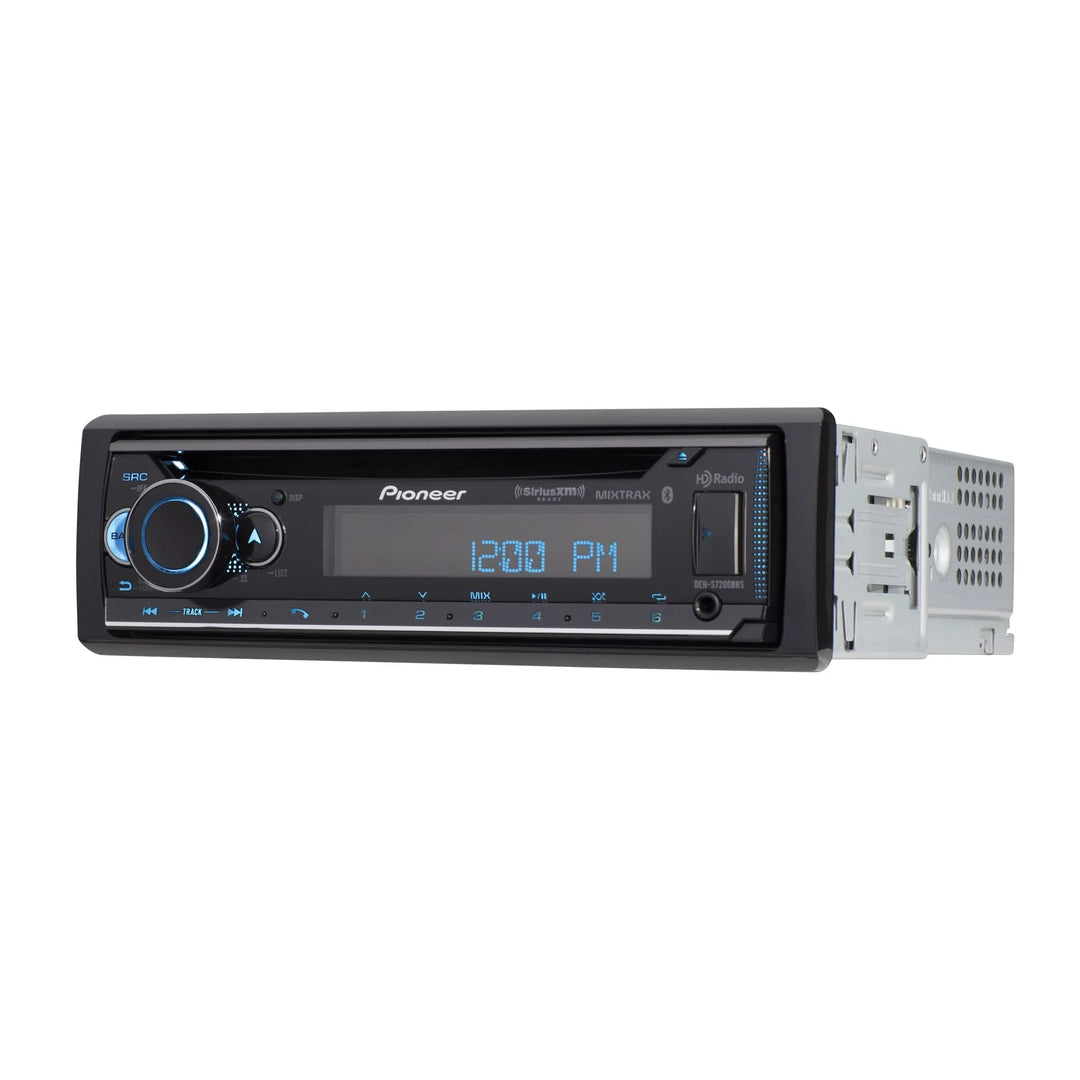 Pioneer DEH-S7200BHS Single-DIN CD Receiver with HD Radio, SiriusXM & Bluetooth