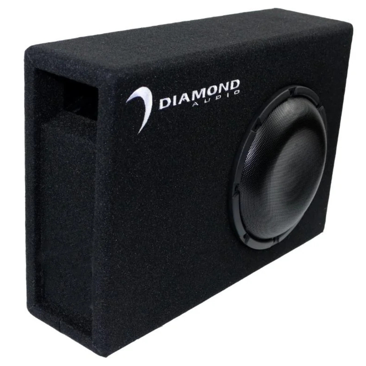 Diamond Audio DESMB8 Loaded Ported Enclosure with 8" Subwoofer - 250 Watts Rms 2-ohm