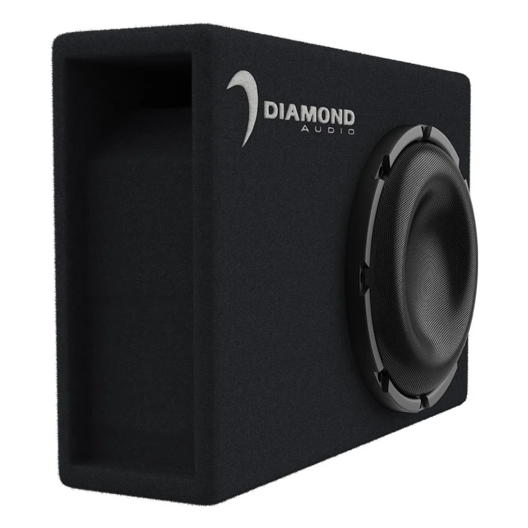 Diamond Audio DESMB8 Loaded Ported Enclosure with 8" Subwoofer - 250 Watts Rms 2-ohm