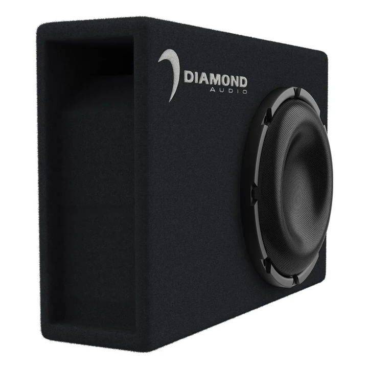 Diamond Audio DESMB8 Loaded Ported Enclosure with 8" Subwoofer - 250 Watts Rms 2-ohm