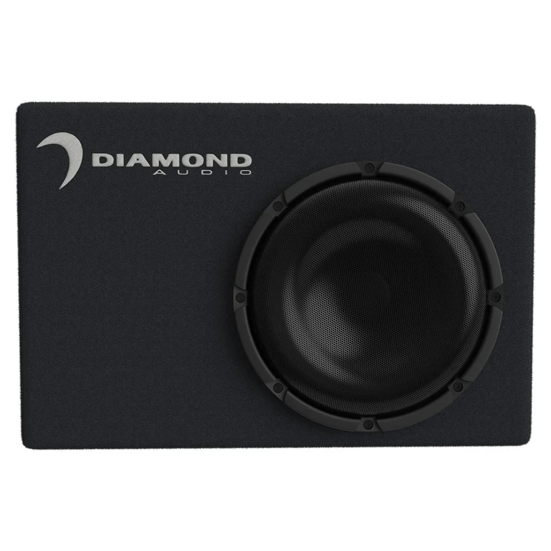 Diamond Audio DESMB8 Loaded Ported Enclosure with 8" Subwoofer - 250 Watts Rms 2-ohm