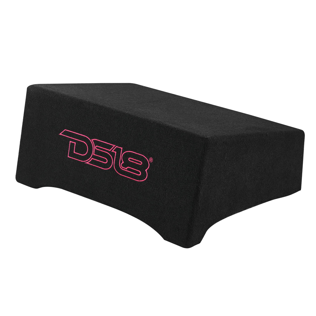 DS18 Loaded Under Seat Down Fire Enclosure with 10” Shallow Subwoofer - 600 Watts Rms Dual 4-ohm