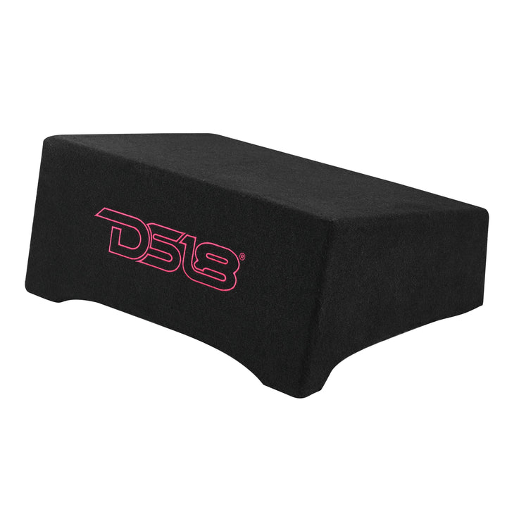 DS18 Loaded Under Seat Down Fire Enclosure with 10” Shallow Subwoofer - 600 Watts Rms Dual 4-ohm