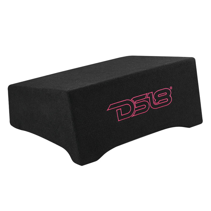 DS18 Loaded Under Seat Down Fire Enclosure with 10” Shallow Subwoofer - 600 Watts Rms Dual 4-ohm
