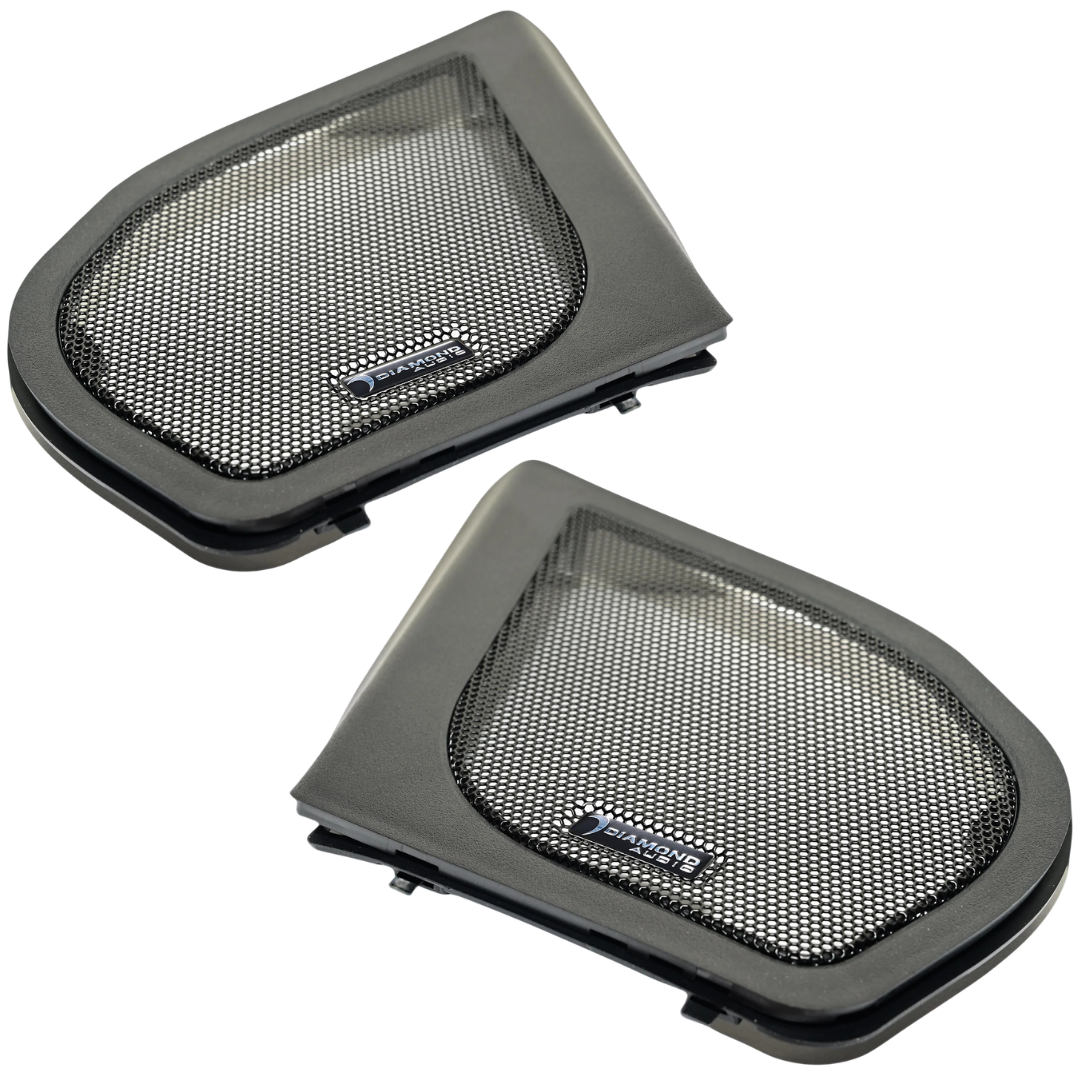 Diamond Audio DHDRG24 Fairing Speaker Grills - Fits 2024-Up Harley Davidson Road Glide