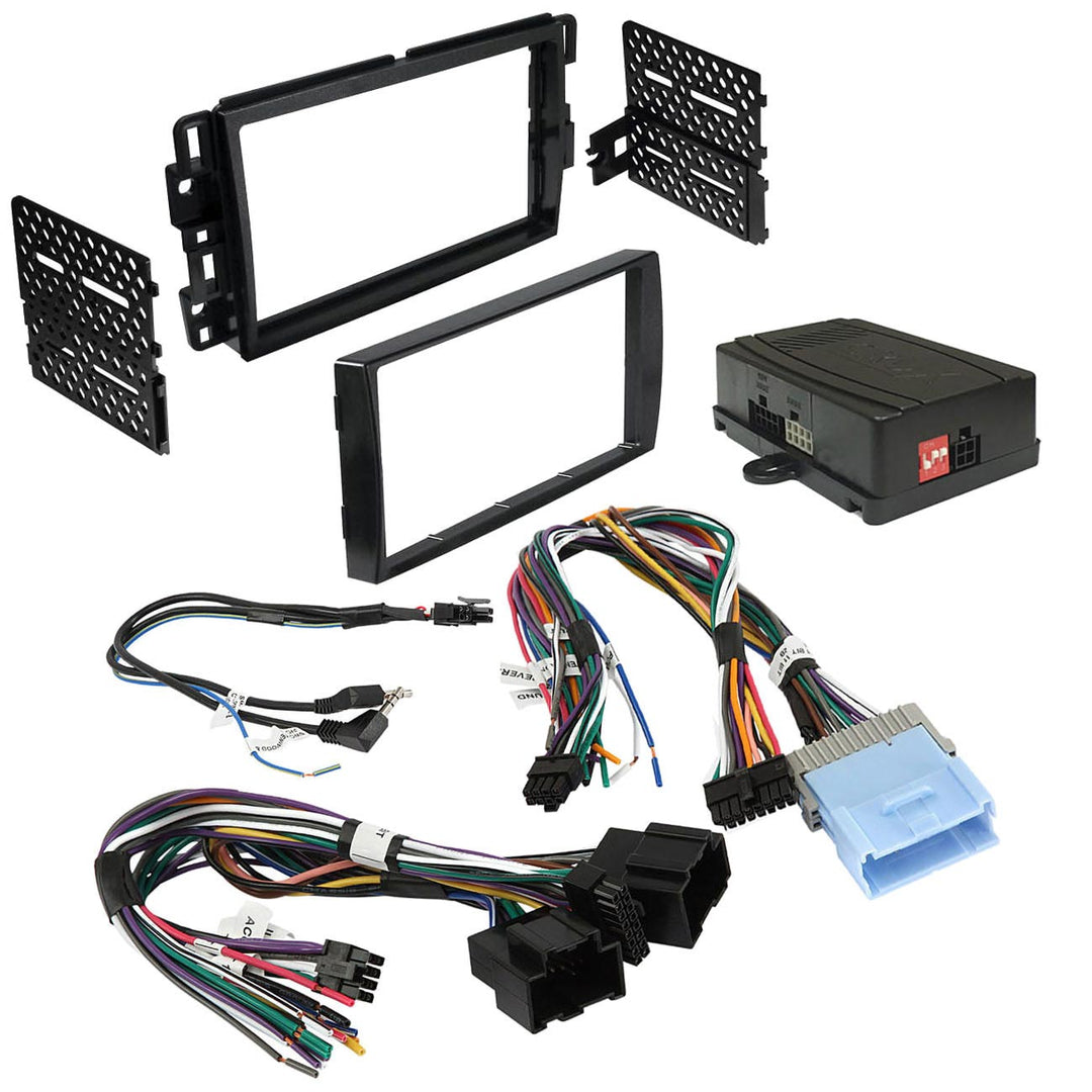 CRUX DKGM-51 Radio Replacement with SWC Retention and Double Din Dash Kit - Fits 2004-2012 GM LAN 11-Bit Vehicles