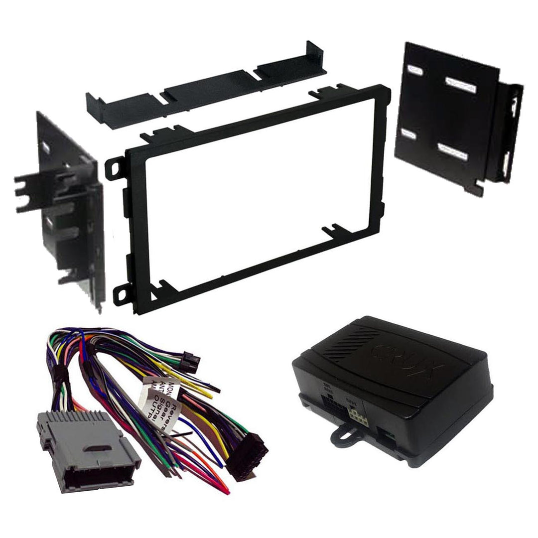 CRUX DKGM-C2D Radio Replacement with Double Din Dash Kit - Fits Select 2002-2013 GM Class II Vehicles