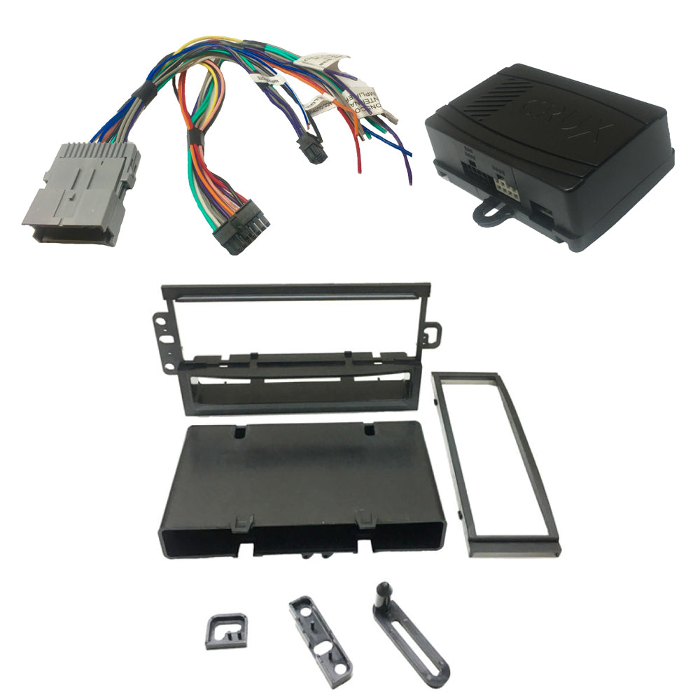 CRUX DKGM-C2S Radio Replacement with Single Din Dash Kit - Fits 2002-2013 GM Class II Vehicles