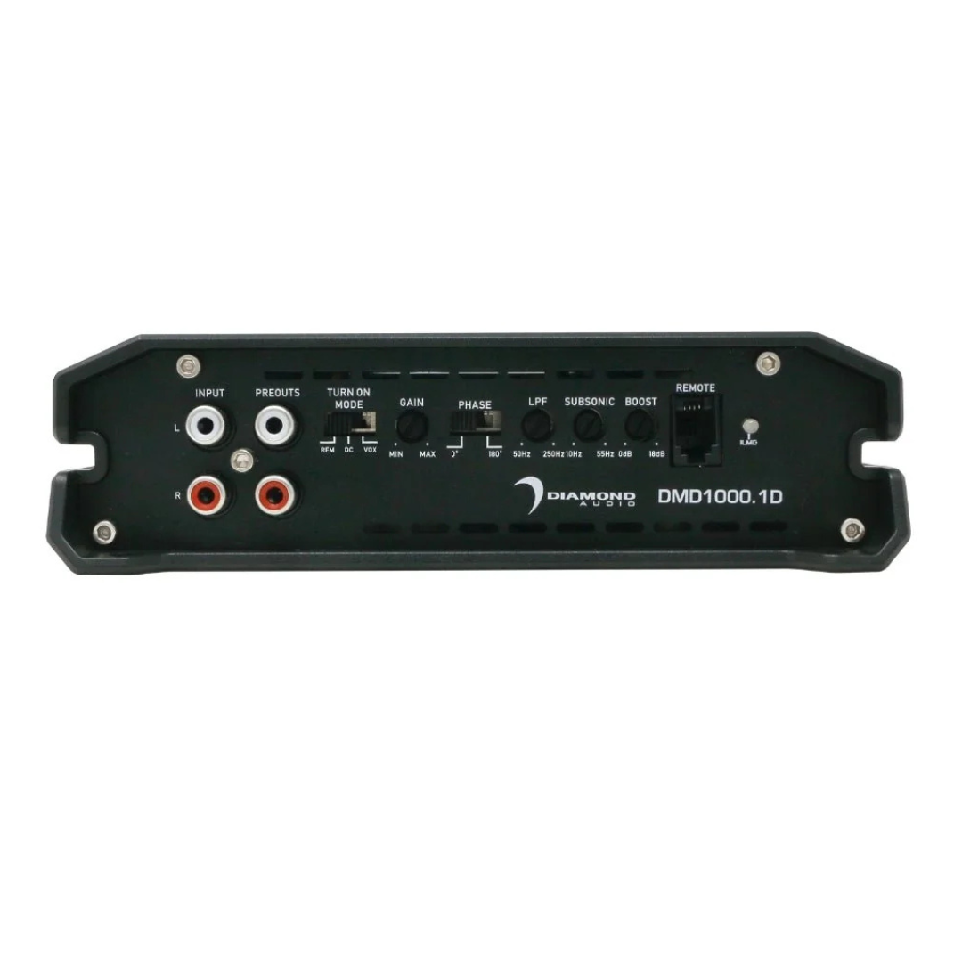 Diamond Audio DMD1000.1D Monoblock Subwoofer Amplifier - 1000 Watts Rms @ 2-ohm