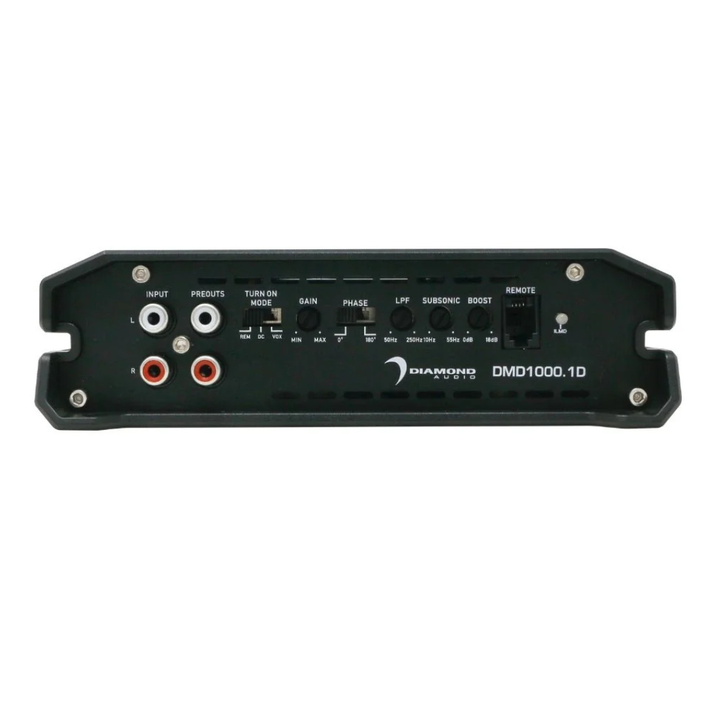 Diamond Audio DMD1000.1D Monoblock Subwoofer Amplifier - 1000 Watts Rms @ 2-ohm
