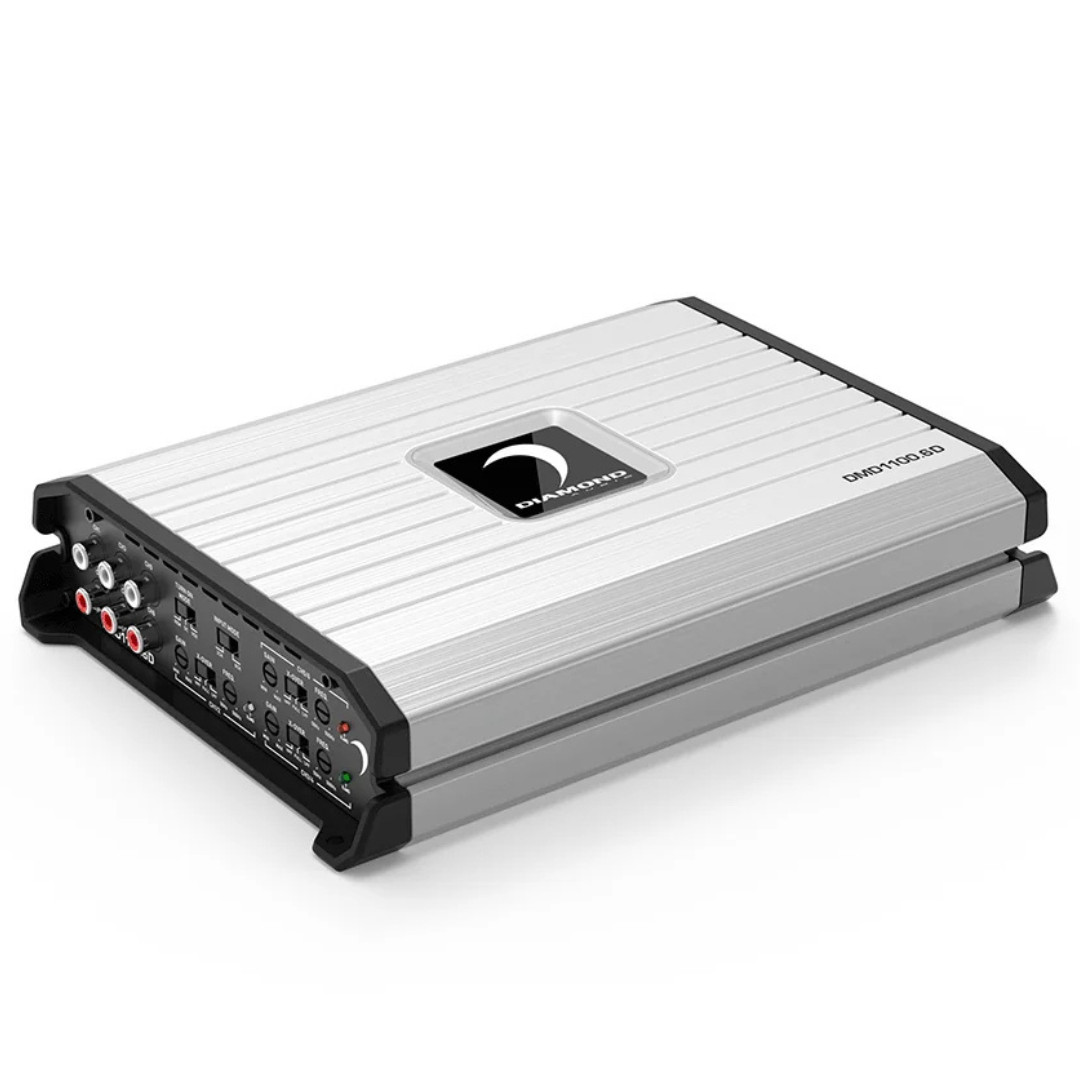 Diamond Audio DMD1100.6D 6-Channel Amplifier - 4 x 80 Watts Rms @ 4-ohm + 2 x 125 Watts Rms @ 4-ohm