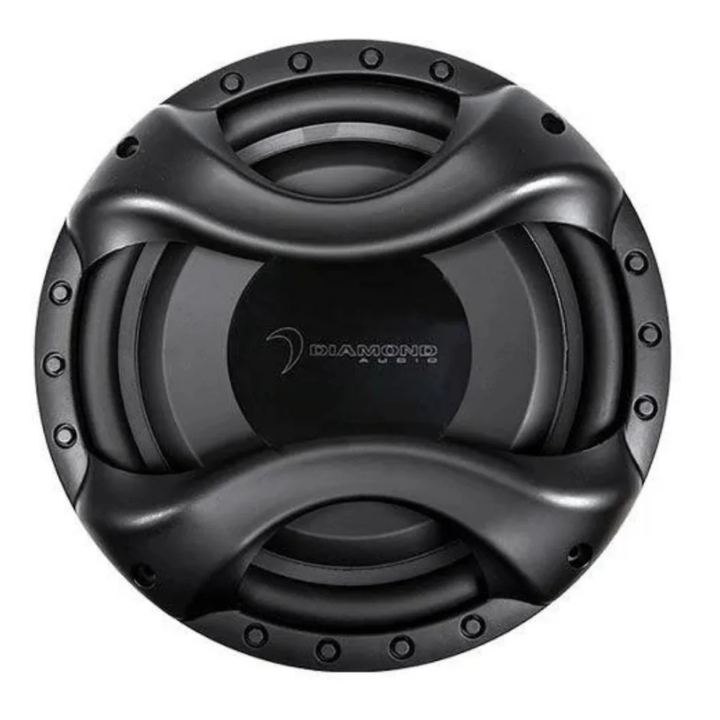 Diamond Audio DMD124SH 12" Shallow-Mount Subwoofer - 300 Watts Rms Dual 4-ohm