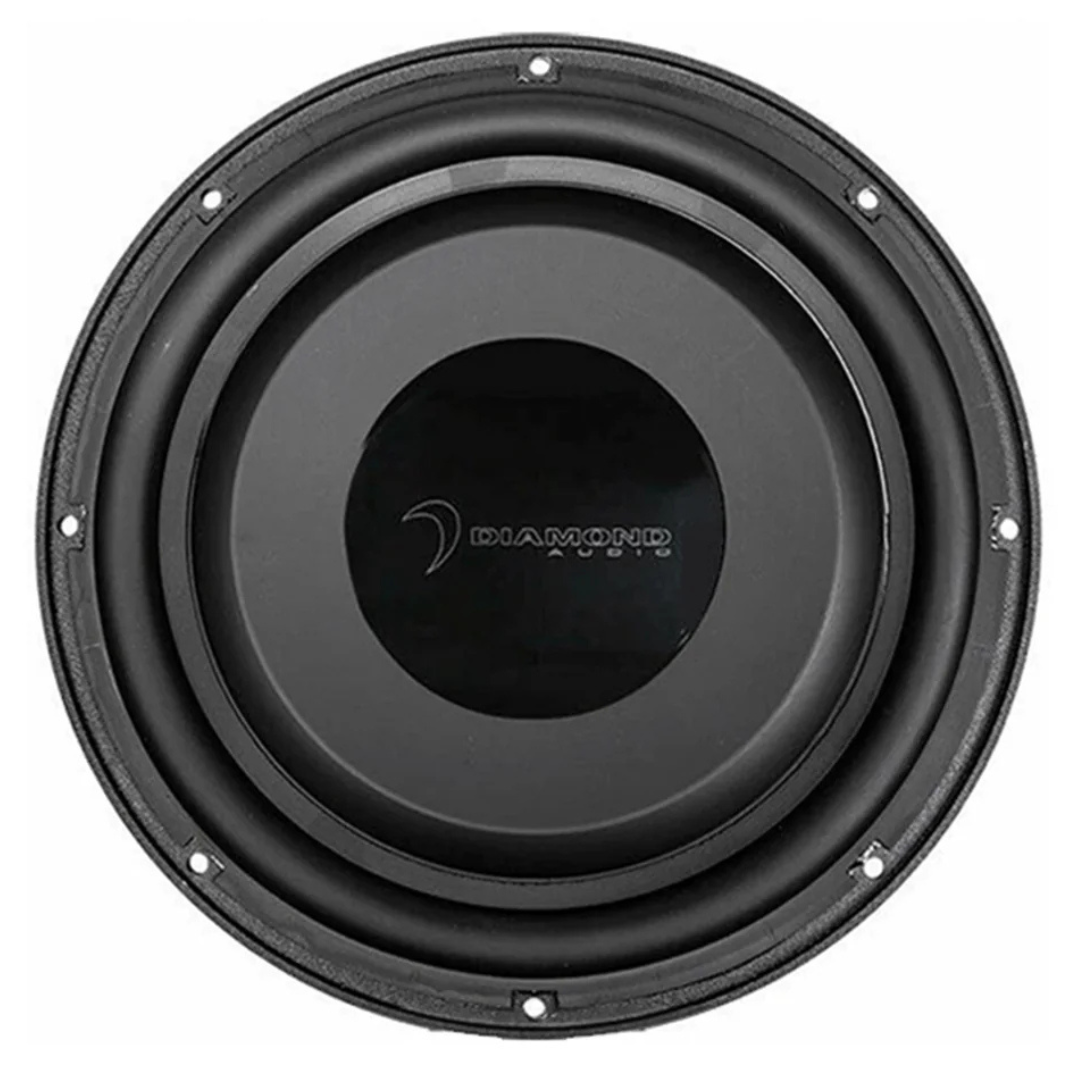 Diamond Audio DMD 10" Shallow-Mount Subwoofer - 250 Watts Rms Dual 4-ohm or 2-ohm