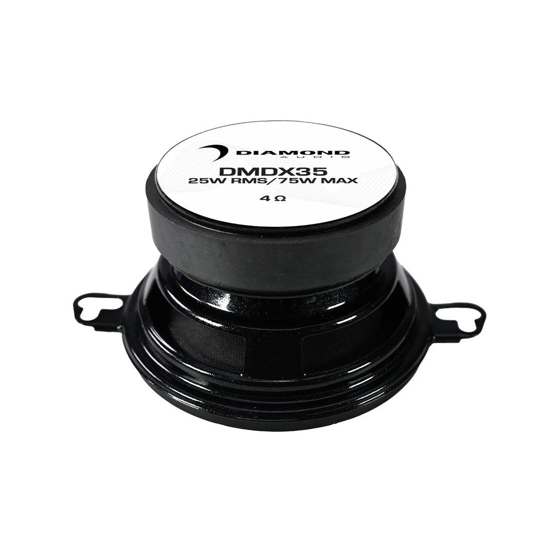 Diamond Audio DMDX35 3.5" 2-Way Coaxial Speakers - 25 Watts Rms 4-ohm