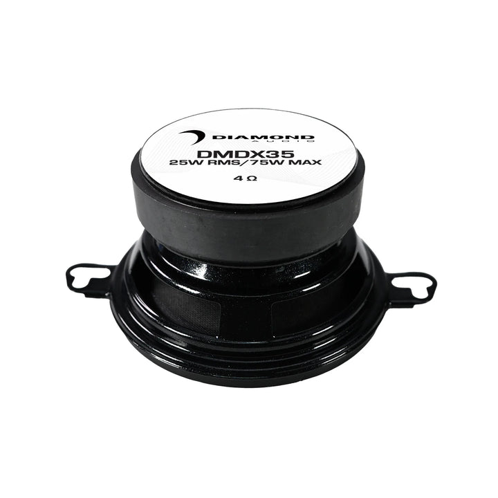 Diamond Audio DMDX35 3.5" 2-Way Coaxial Speakers - 25 Watts Rms 4-ohm