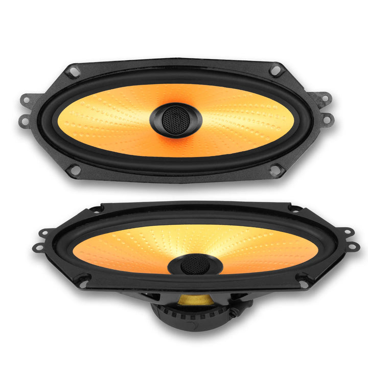 Diamond Audio DMDX410 4x10" 2-Way Coaxial Speakers - 45 Watts Rms 4-ohm