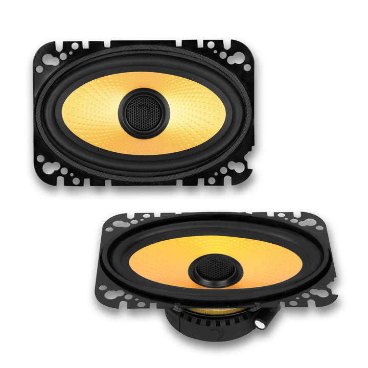 Diamond Audio DMDX46 4x6" 2-Way Coaxial Speakers - 25 Watts Rms 4-ohm