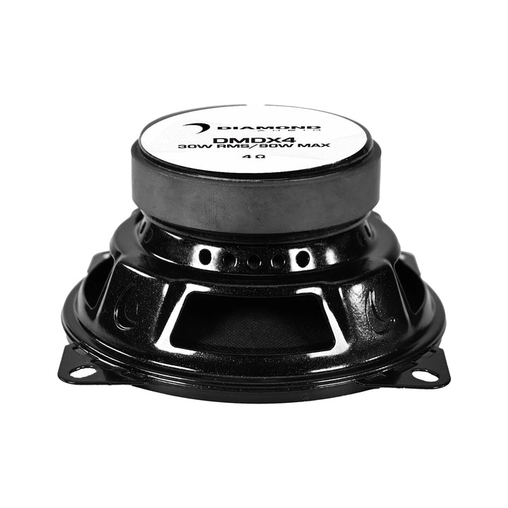 Diamond Audio DMDX4 4" 2-Way Coaxial Speakers - 30 Watts Rms 4-ohm