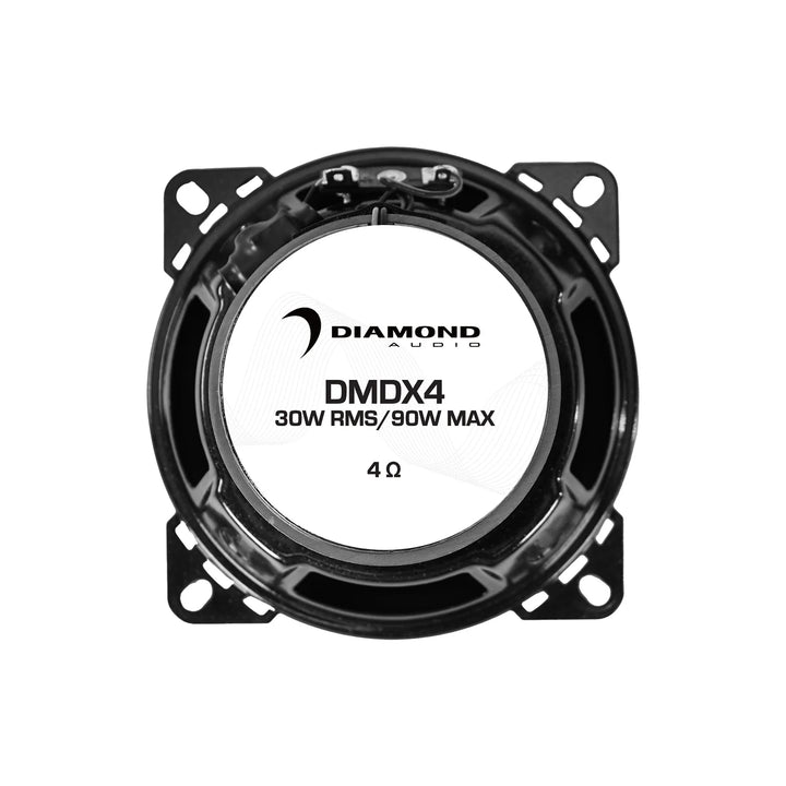 Diamond Audio DMDX4 4" 2-Way Coaxial Speakers - 30 Watts Rms 4-ohm