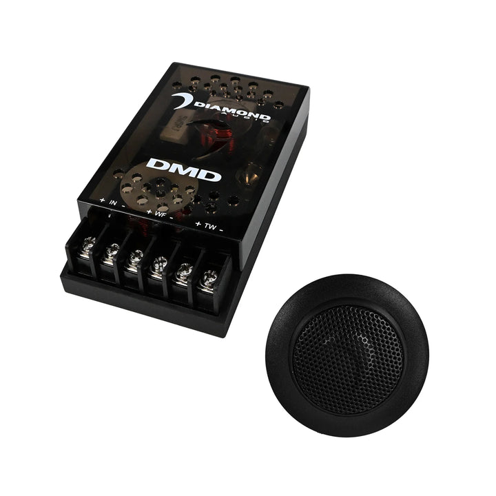 Diamond Audio DMDX65C 6.5" 2-Way Component Speaker Set- 45 Watts Rms 4-ohm