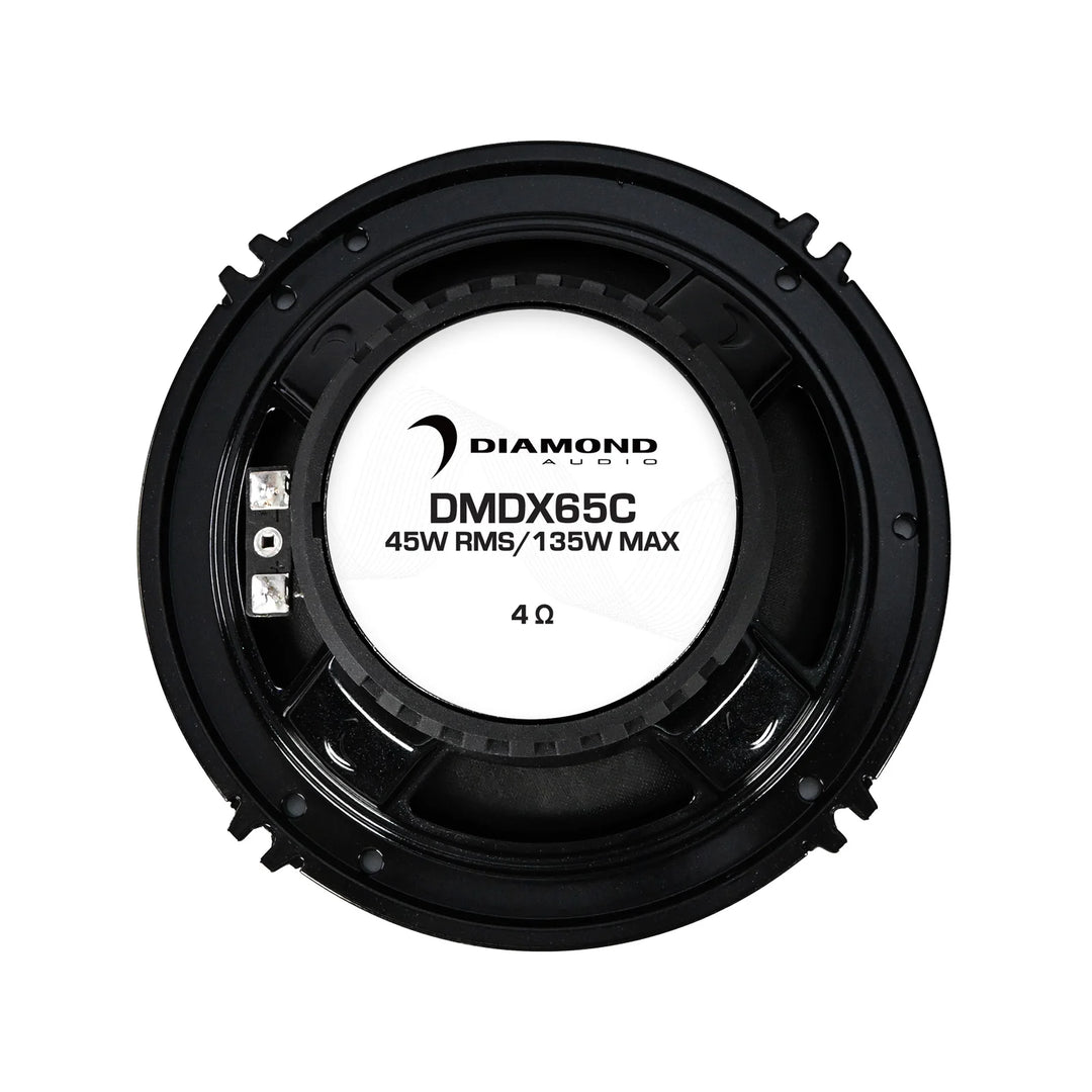 Diamond Audio DMDX65C 6.5" 2-Way Component Speaker Set- 45 Watts Rms 4-ohm