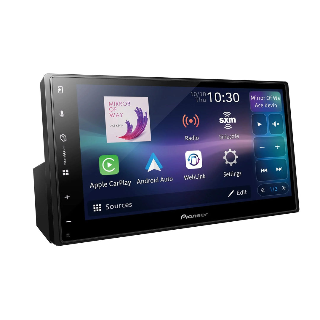 Pioneer DMH-W3000NEX 6.8" Double-Din Media Receiver with Wireless Apple CarPlay & Android Auto