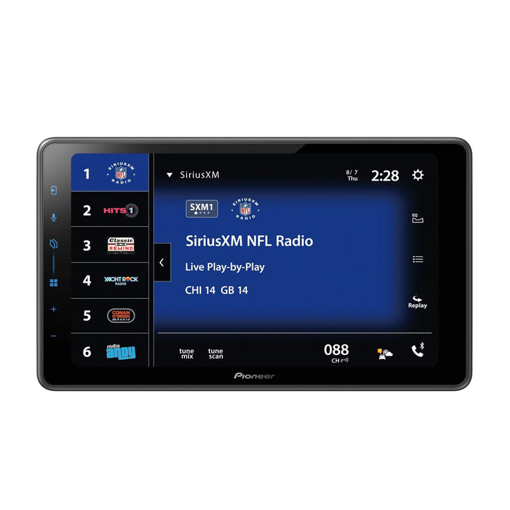 Pioneer DMH-WT5000NEX Single-Din 9" Floating Screen Multimedia Receiver with Wireless Apple CarPlay & Android Auto