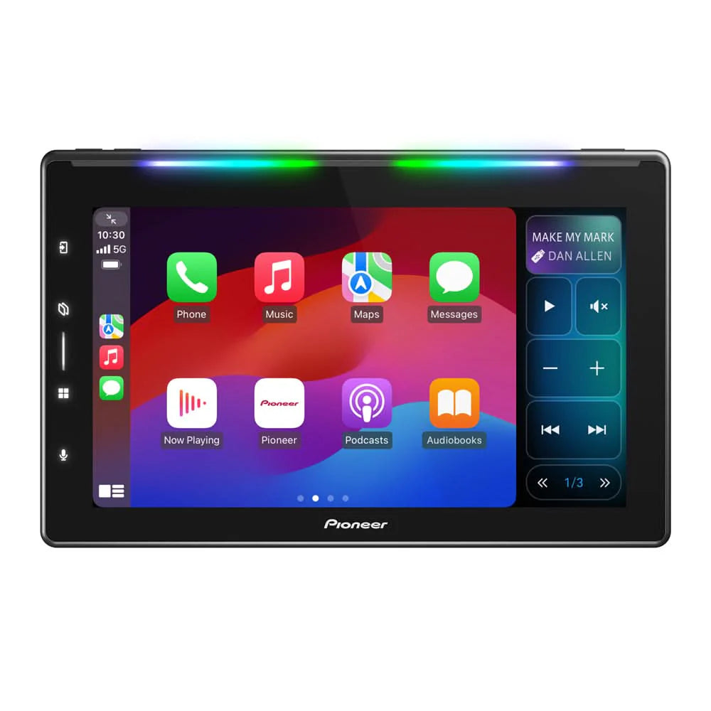 Pioneer DMH-WT6000NEX Single-Din 10.1" Floating Screen Multimedia Receiver with Wireless Apple CarPlay & Android Auto