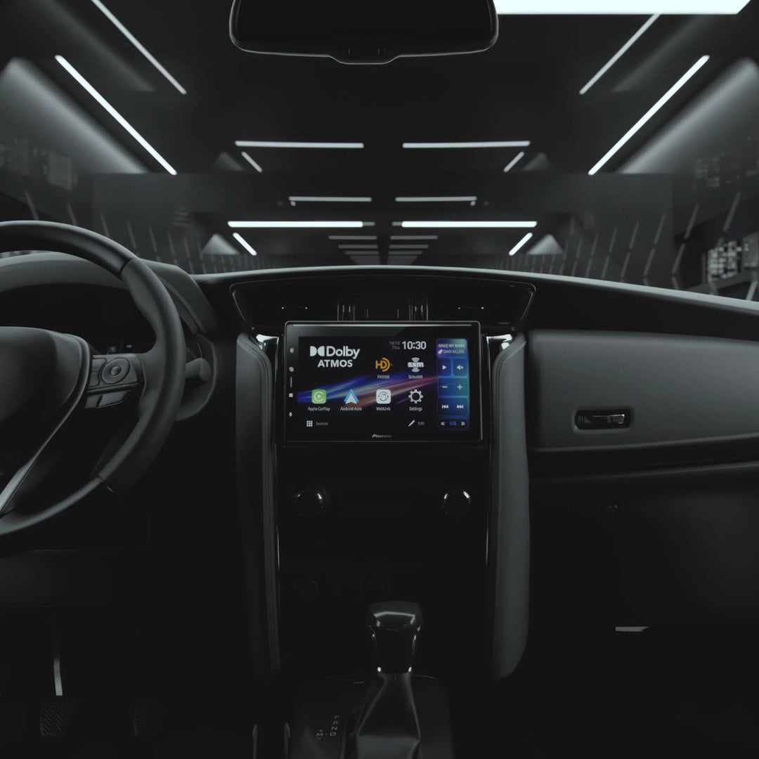Pioneer DMH-WT8000NEX Single-Din 10.1" Floating Screen Multimedia Receiver with Wireless Apple CarPlay & Android Auto