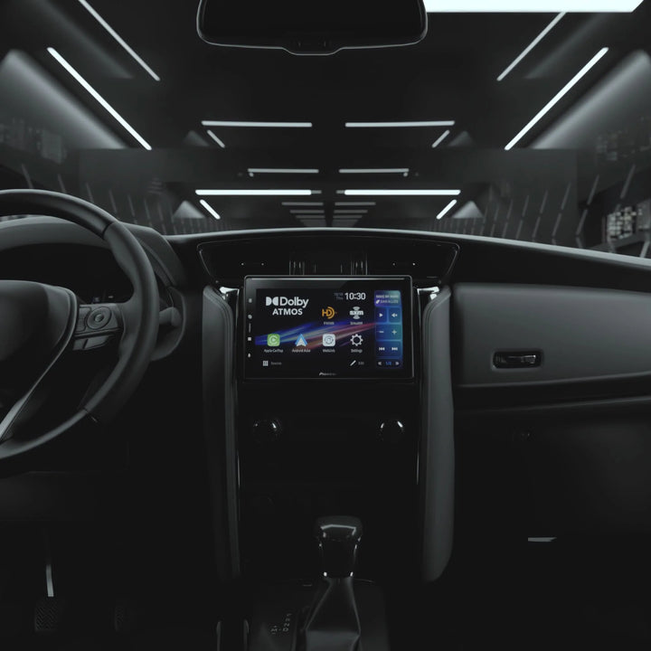 Pioneer DMH-WT8000NEX Single-Din 10.1" Floating Screen Multimedia Receiver with Wireless Apple CarPlay & Android Auto