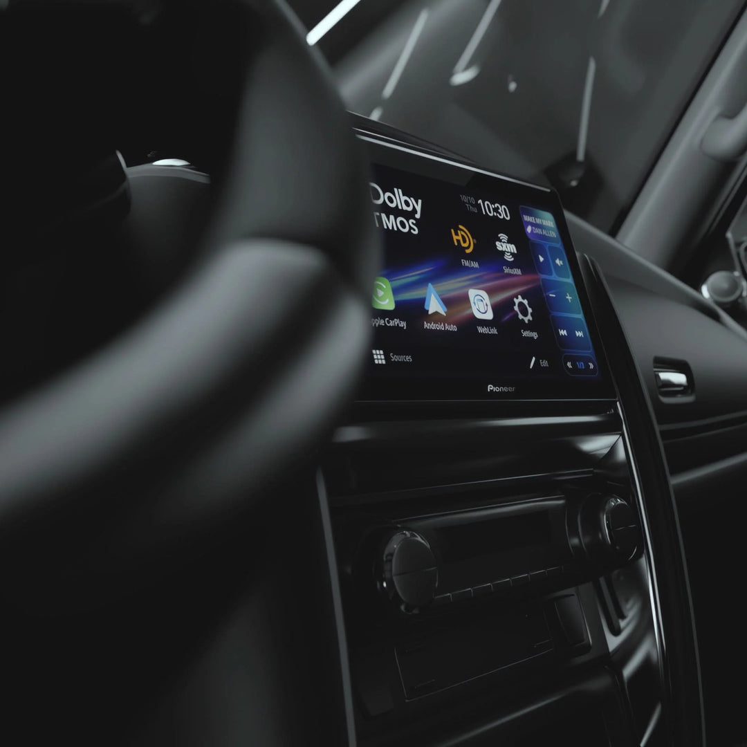 Pioneer DMH-WT8000NEX Single-Din 10.1" Floating Screen Multimedia Receiver with Wireless Apple CarPlay & Android Auto