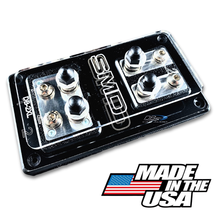 SMD Double XL2 2 Spot ANL Fuse Block - Stainless Steel and Aluminum Hardware