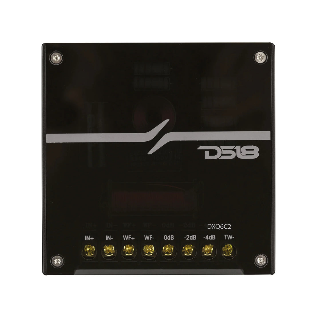 DS18 DXQ 6.5" 2-Way Component Set with Yellow Straw Cone - 150 Watts Rms 4-ohm