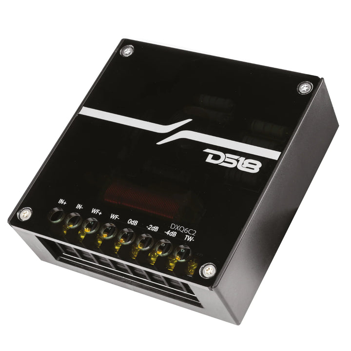 DS18 DXQ 6.5" 2-Way Component Set with Yellow Straw Cone - 150 Watts Rms 4-ohm