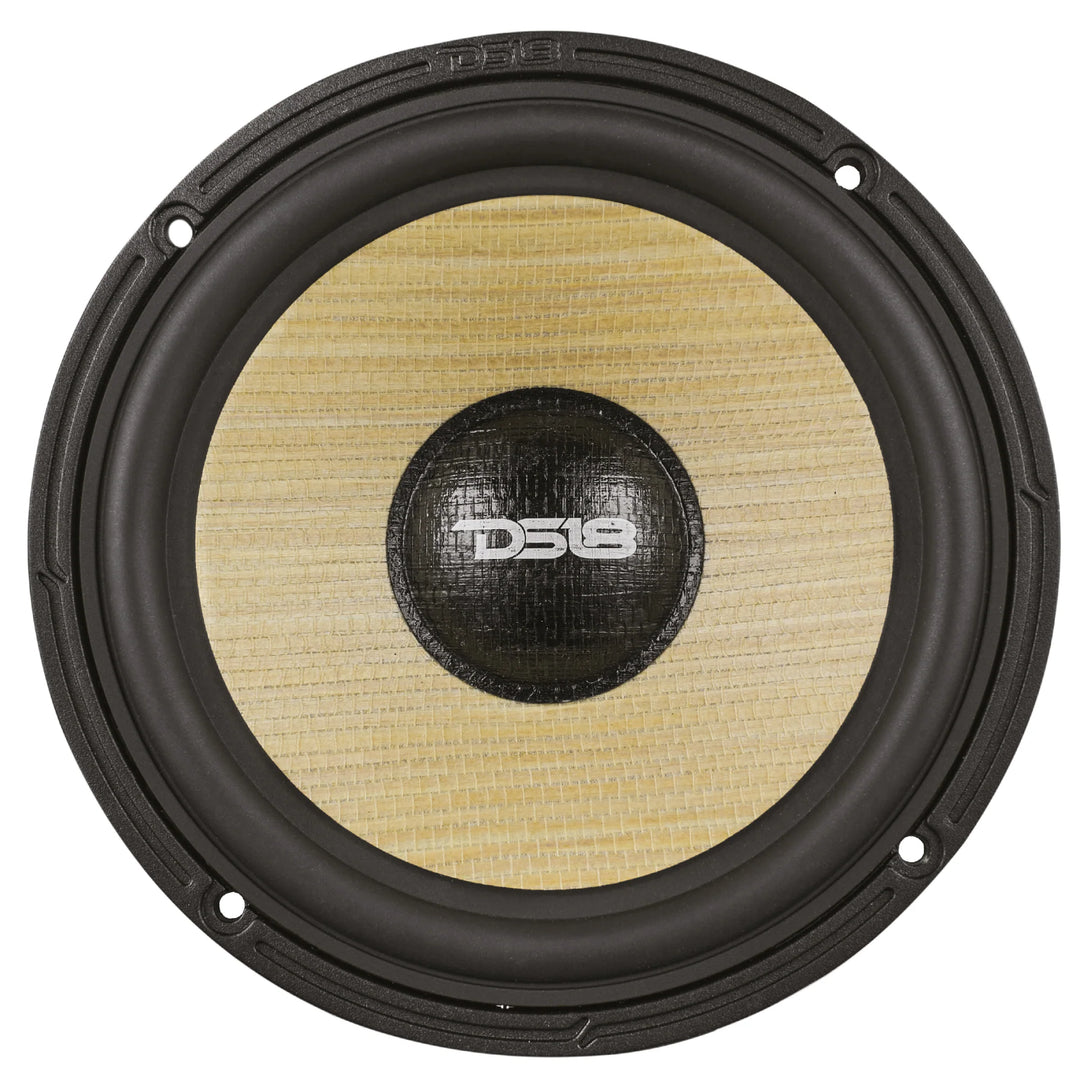 DS18 DXQ 6.5" 2-Way Component Set with Yellow Straw Cone - 150 Watts Rms 4-ohm