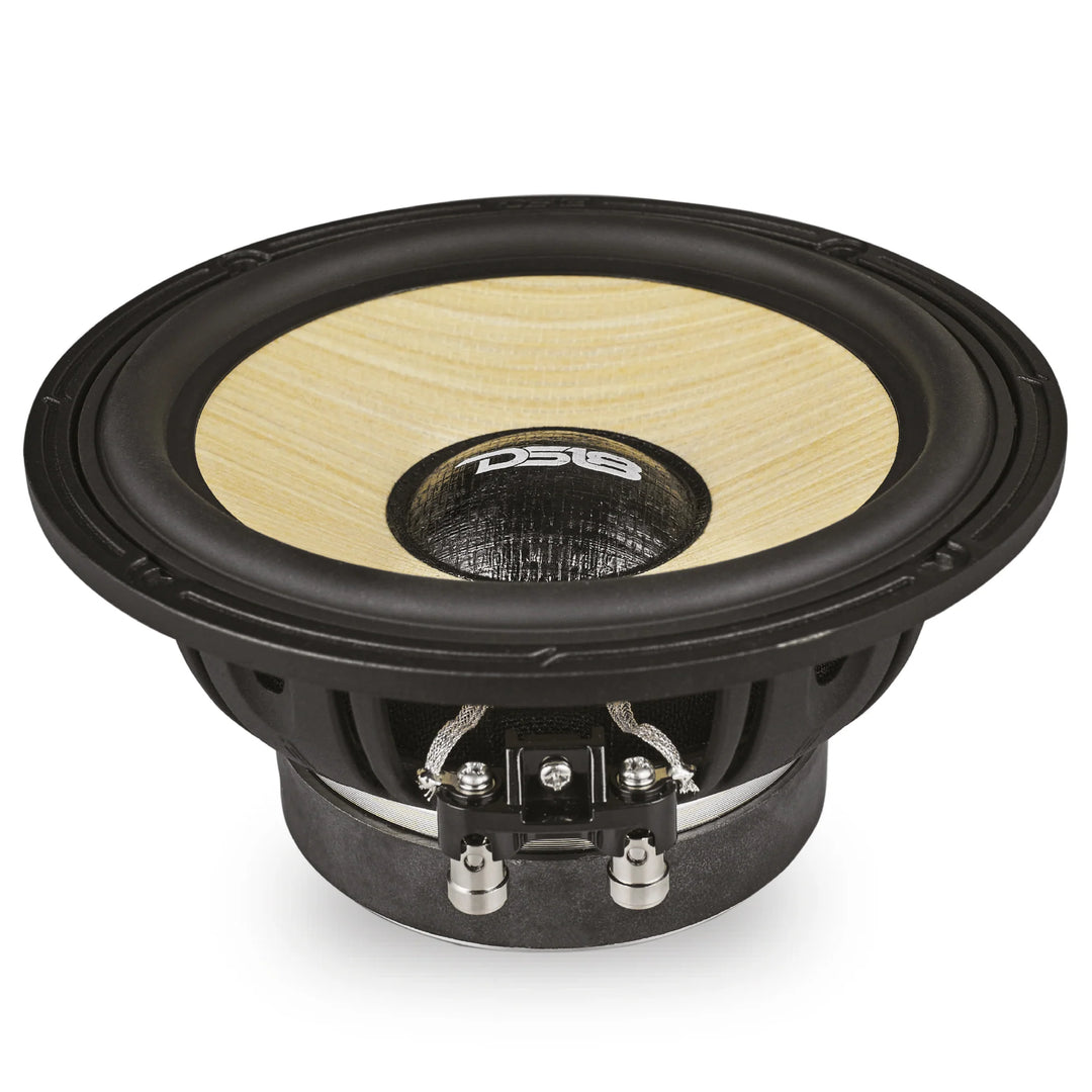 DS18 DXQ 6.5" 2-Way Component Set with Yellow Straw Cone - 150 Watts Rms 4-ohm